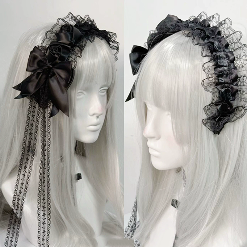 Gothic Lolita Lace Headbands f - Tassel Fringe Trim 리뷰 및 가격