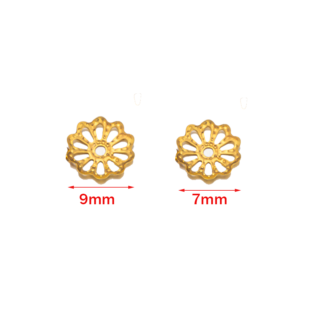200pcs 7/9mm Filigree Flower H - Embellishment Crafts 리뷰 및 가격
