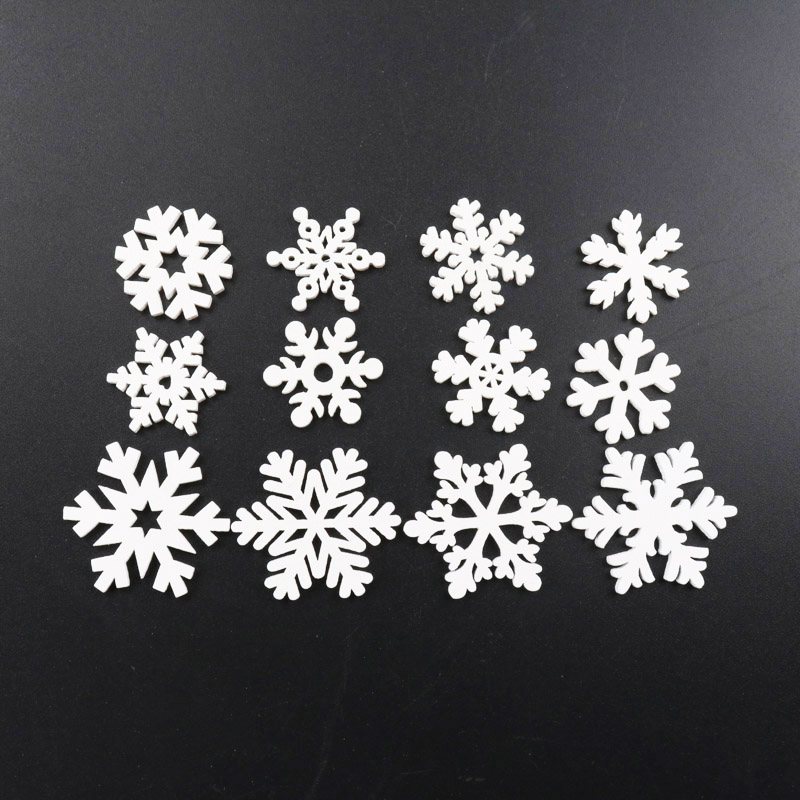 20Pcs Wooden Christmas Snowfla - Embellishments For Scrapbooking 리뷰 및 가격