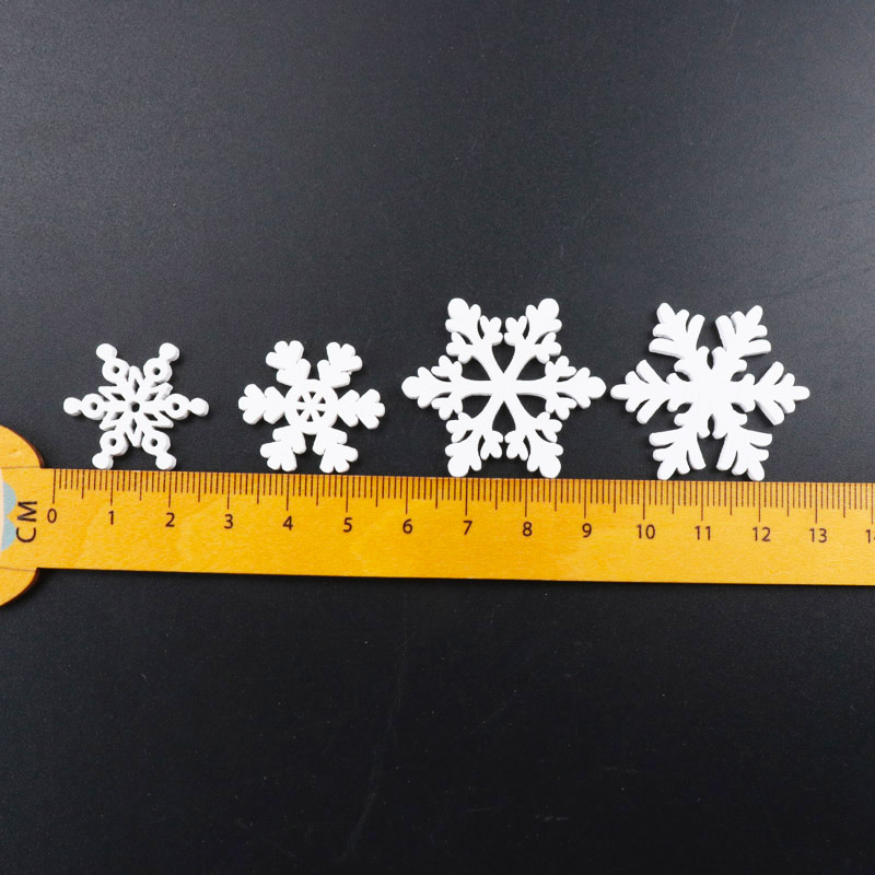 20Pcs Wooden Christmas Snowfla - Embellishments For Scrapbooking 리뷰 및 가격