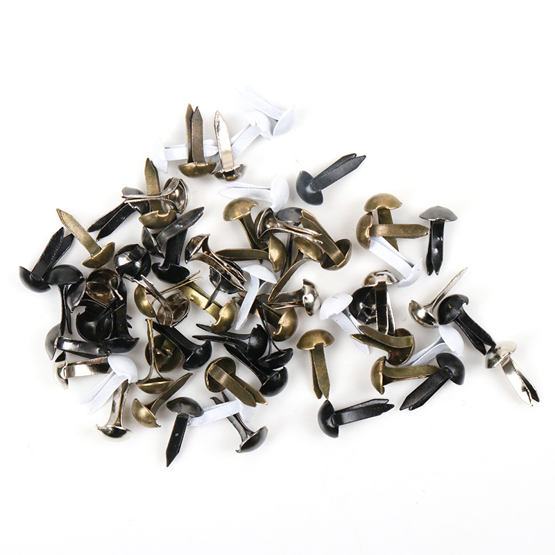 100pcs Mixed Round Metal Brad  - Embellishments For Scrapbooking 리뷰 및 가격