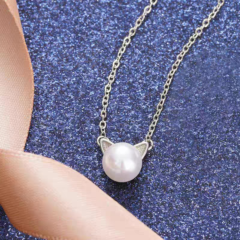 Fashion 925 Sterling Silver Je - Pearl Trim Chain 리뷰 및 가격