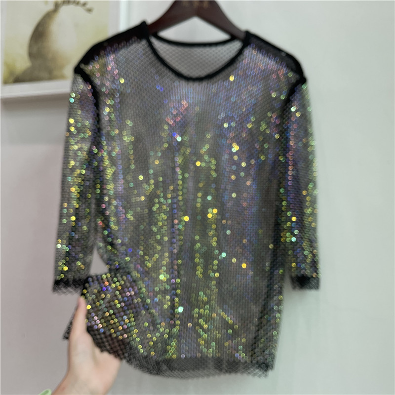 ColorShiny Diamonds  Electric  - Crystal Mesh Fabric 리뷰 및 가격