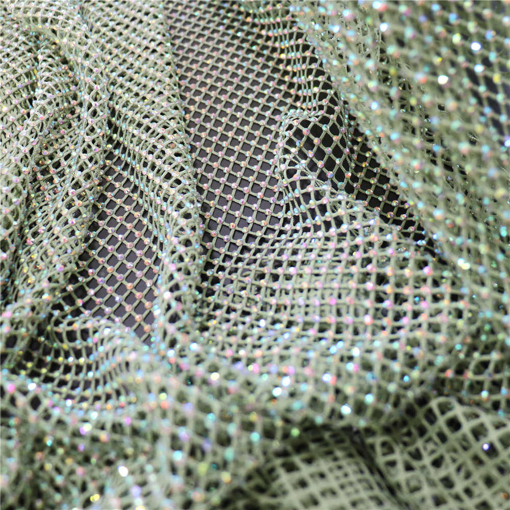 Fashion DIY AB Color Rhineston - Crystal Mesh Fabric 리뷰 및 가격
