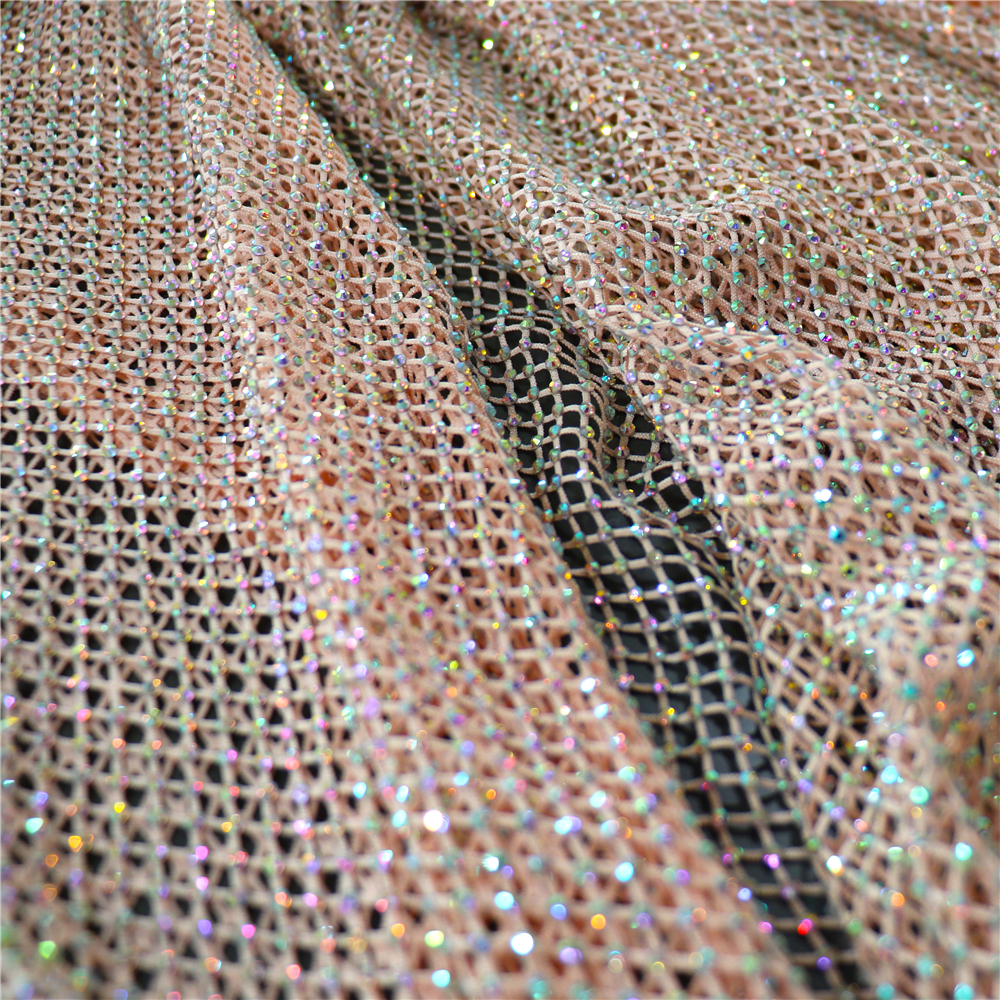 Fashion DIY AB Color Rhineston - Crystal Mesh Fabric 리뷰 및 가격