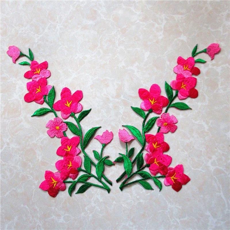 1/2pcs Nice Blue Flower Patch  - Applique Patch Flower 리뷰 및 가격