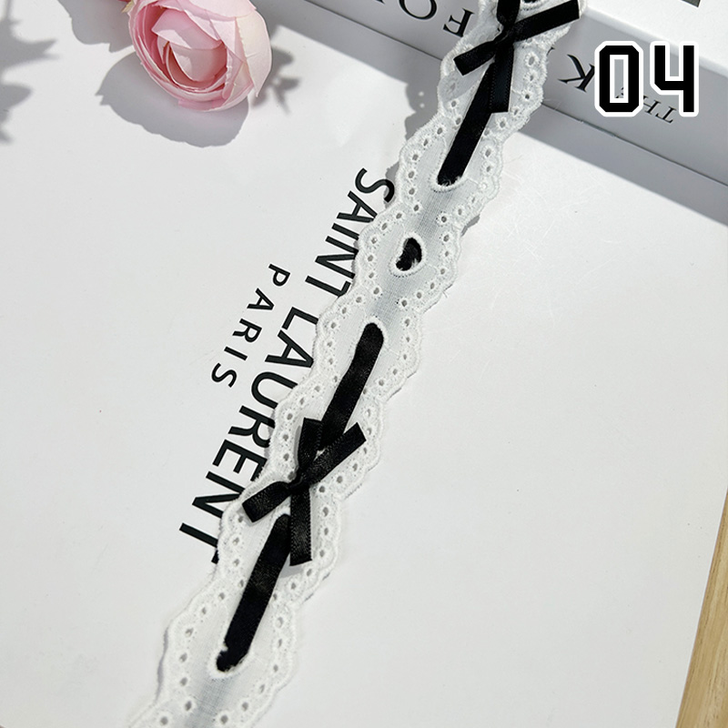 1yard Bow Pleated Lace Lolita  - Lace Ribbon Trim 리뷰 및 가격
