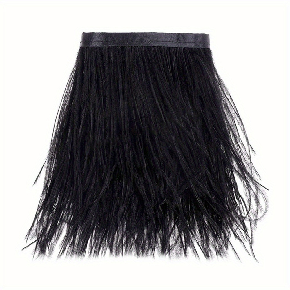 1M 8-10cm Black Ostrich Feathe - Feather Trim Marabou 리뷰 및 가격