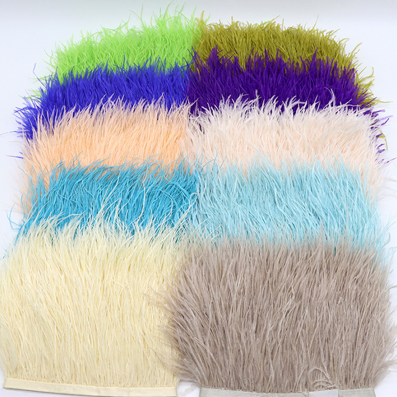 1M 8-10cm Black Ostrich Feathe - Feather Trim Marabou 리뷰 및 가격