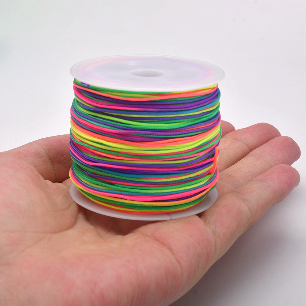 50Yds 0.8mm Crafts Nylon Cord  - Beaded Trim Fringe 리뷰 및 가격
