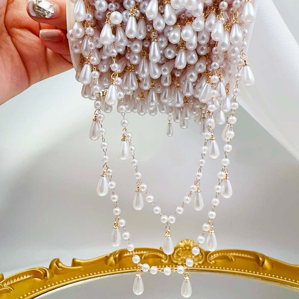 0.5M 1M Imitation Pearl Waterd - Pearl Trim Chain 리뷰 및 가격