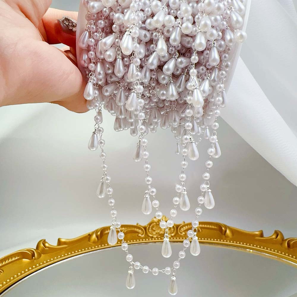 0.5M 1M Imitation Pearl Waterd - Pearl Trim Chain 리뷰 및 가격