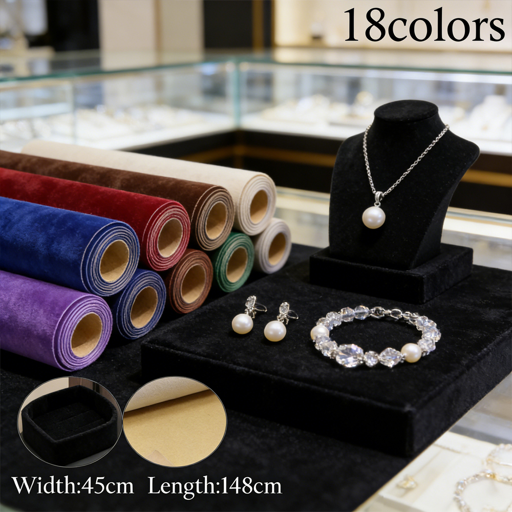 1 roll 45 x 148cm Self-adhesiv - Velvet Ribbon Roll 리뷰 및 가격