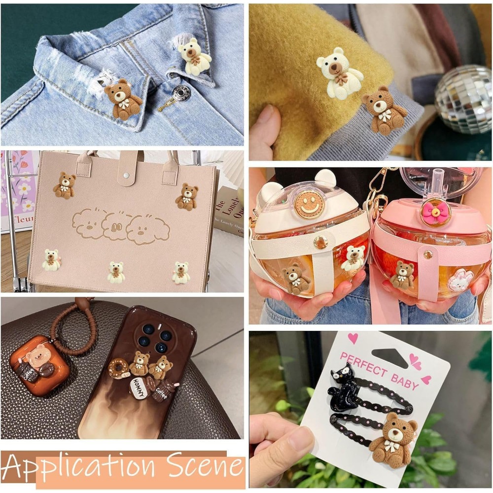 10-100pcs Cartoon Beige Coffee - Embellishments For Scrapbooking 리뷰 및 가격