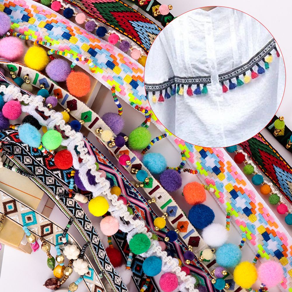 1yard Bohemia Tassel Lace Trim - Tassel Fringe Trim 리뷰 및 가격