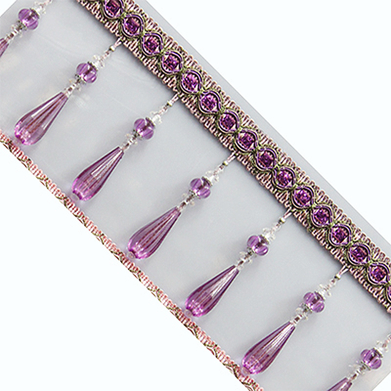 1M Crystal Pendant Tassel Drop - Beaded Trim Fringe 리뷰 및 가격