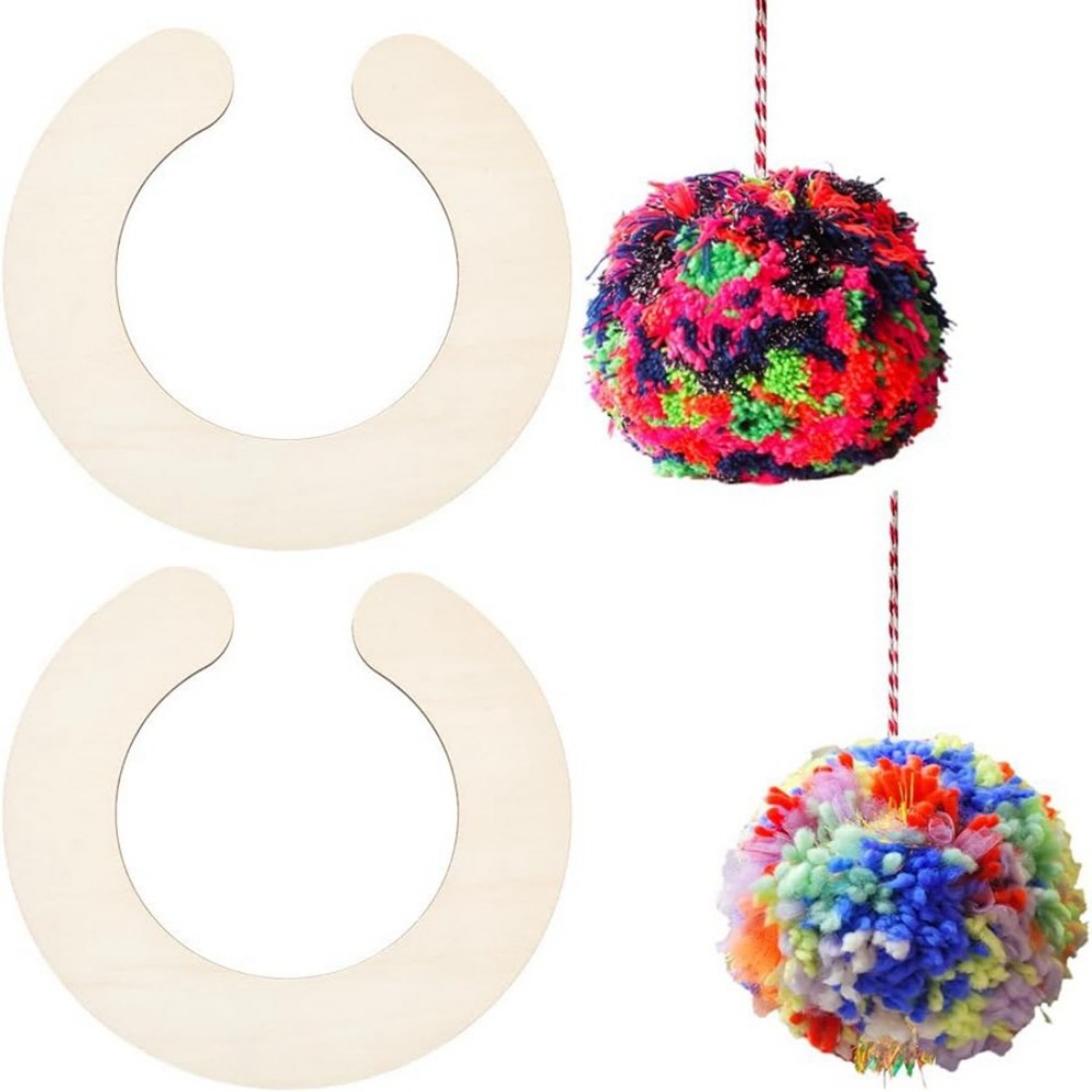 2pcs Wooden Pom Pom Maker Set  - Pom Pom Maker Tool 리뷰 및 가격