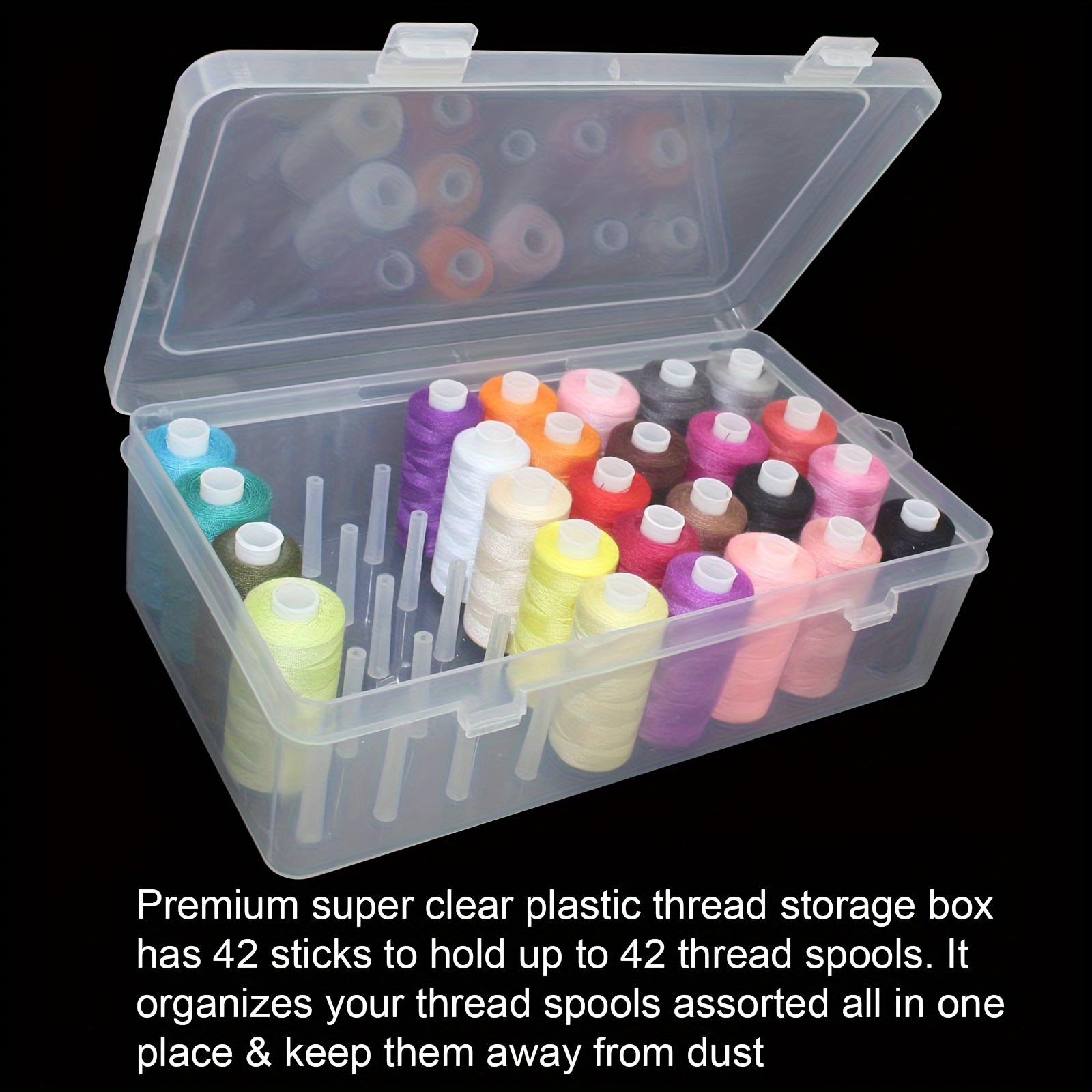 Clear Plastic Sewing Thread St - Craft Embellishment Storage 리뷰 및 가격