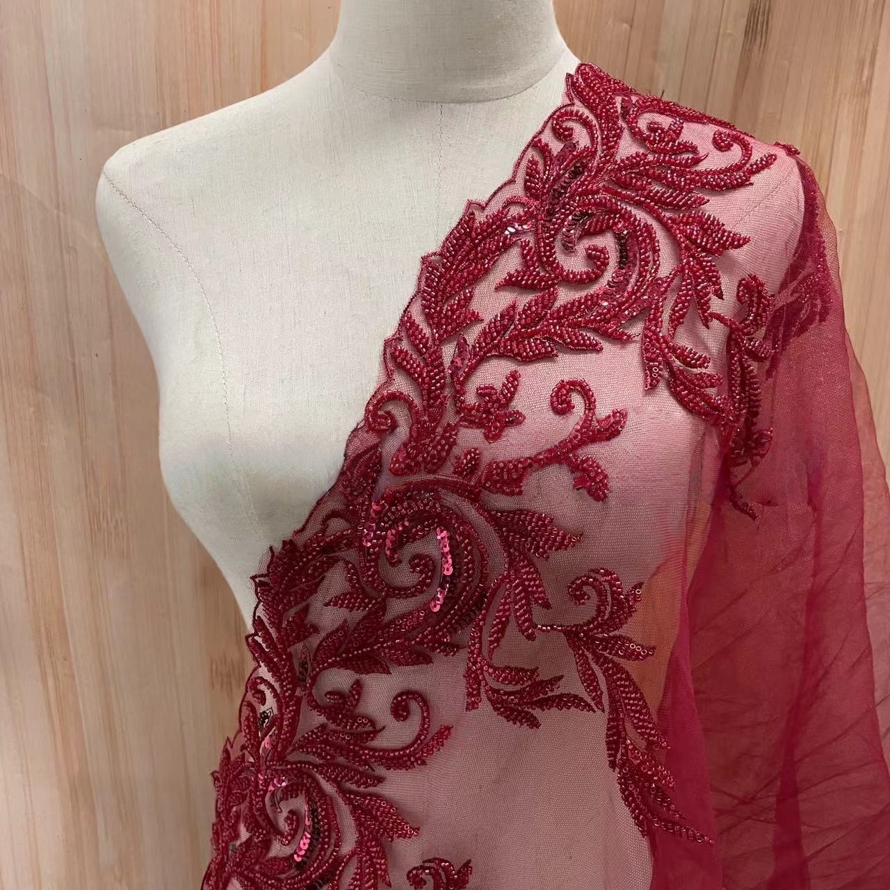 Beaded Embroidery Lace Trim wi - Beaded Trim Fringe 리뷰 및 가격