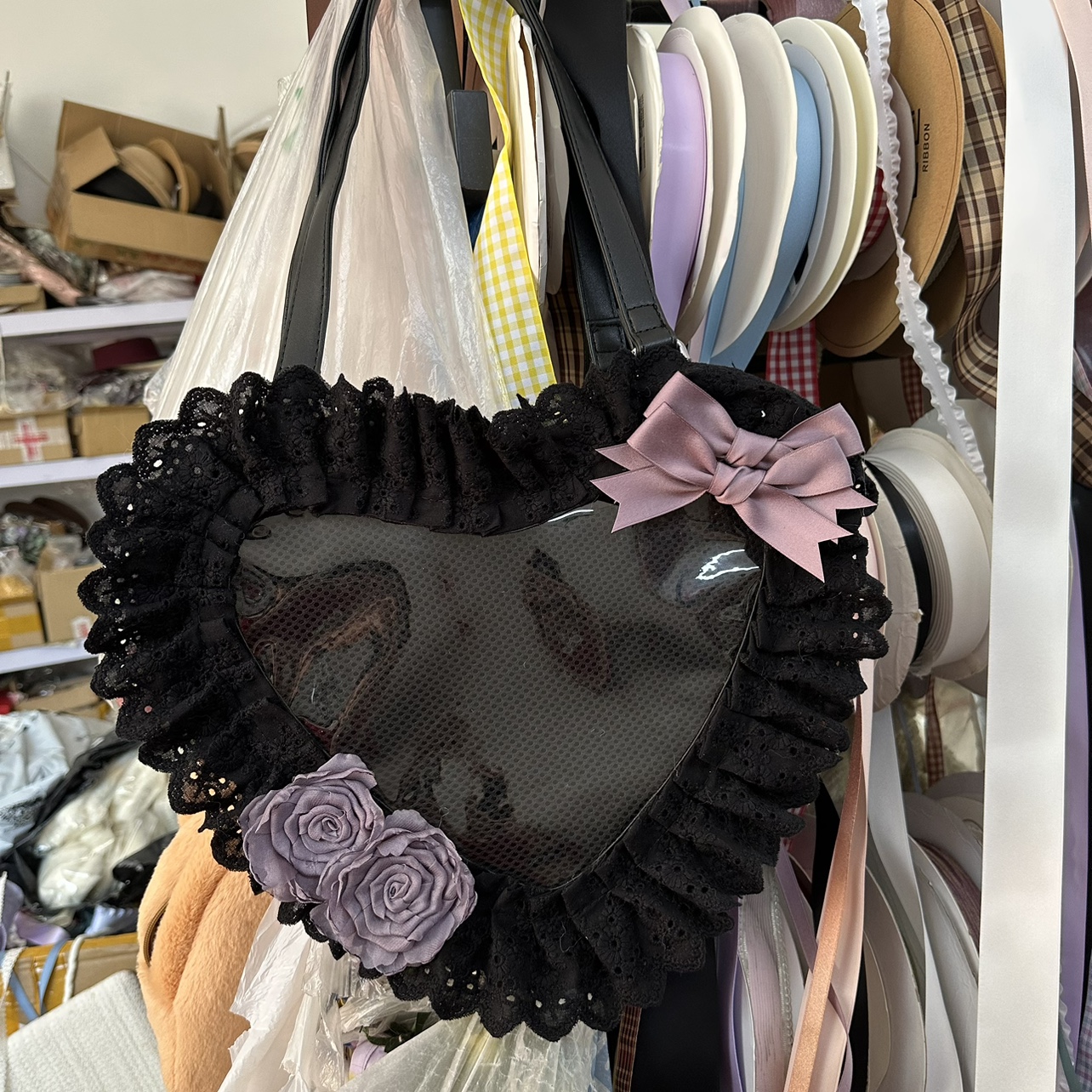 Japanese Daily Out Dating Loli - Lace Ribbon Trim 리뷰 및 가격