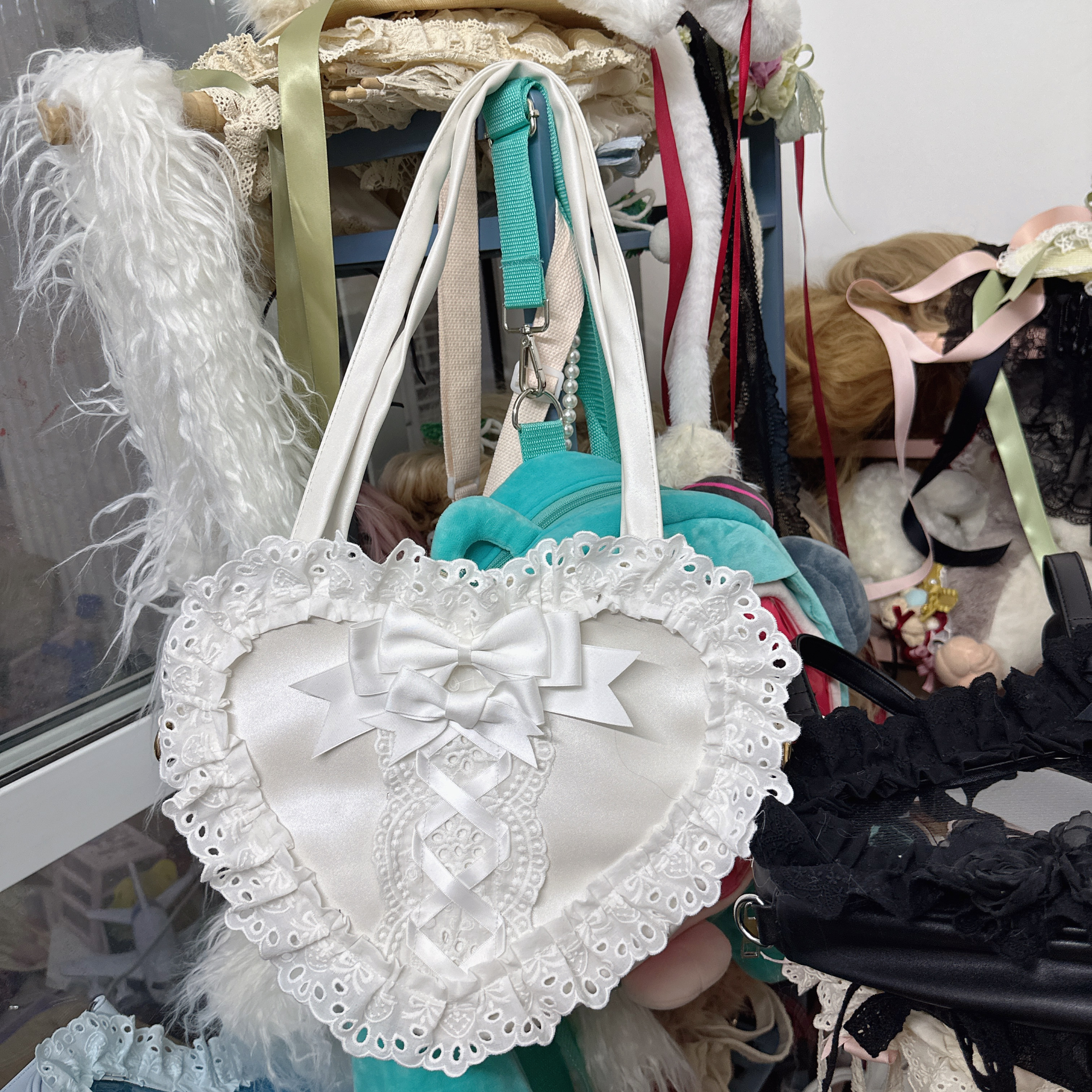 Japanese Daily Out Dating Loli - Lace Ribbon Trim 리뷰 및 가격