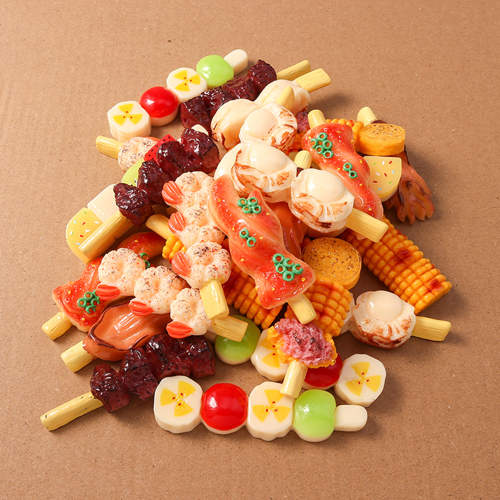 4pcs Simulation Foood Barbecue - Embellishments For Scrapbooking 리뷰 및 가격