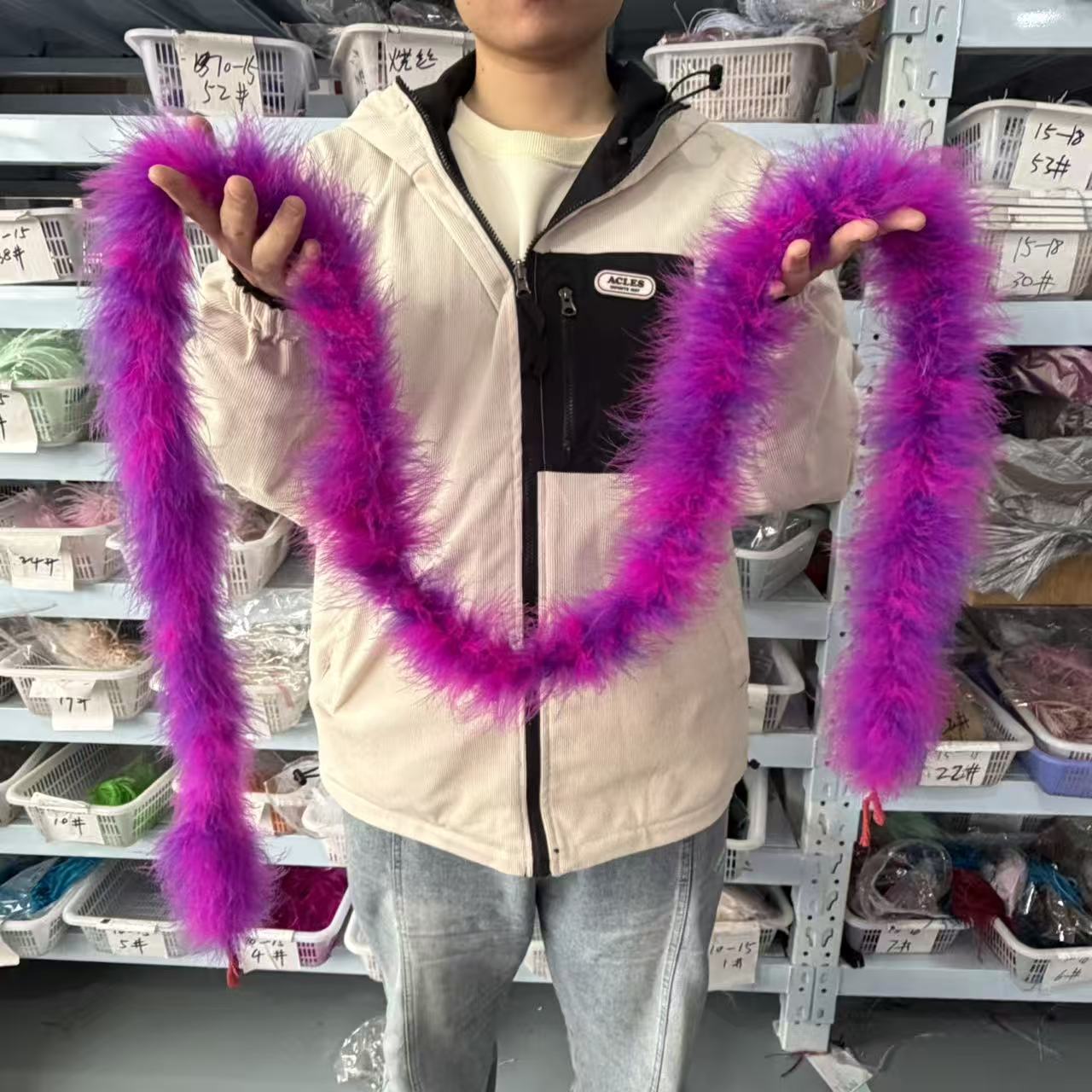 Multicolored 2Meters Marabou F - Feather Trim Marabou 리뷰 및 가격
