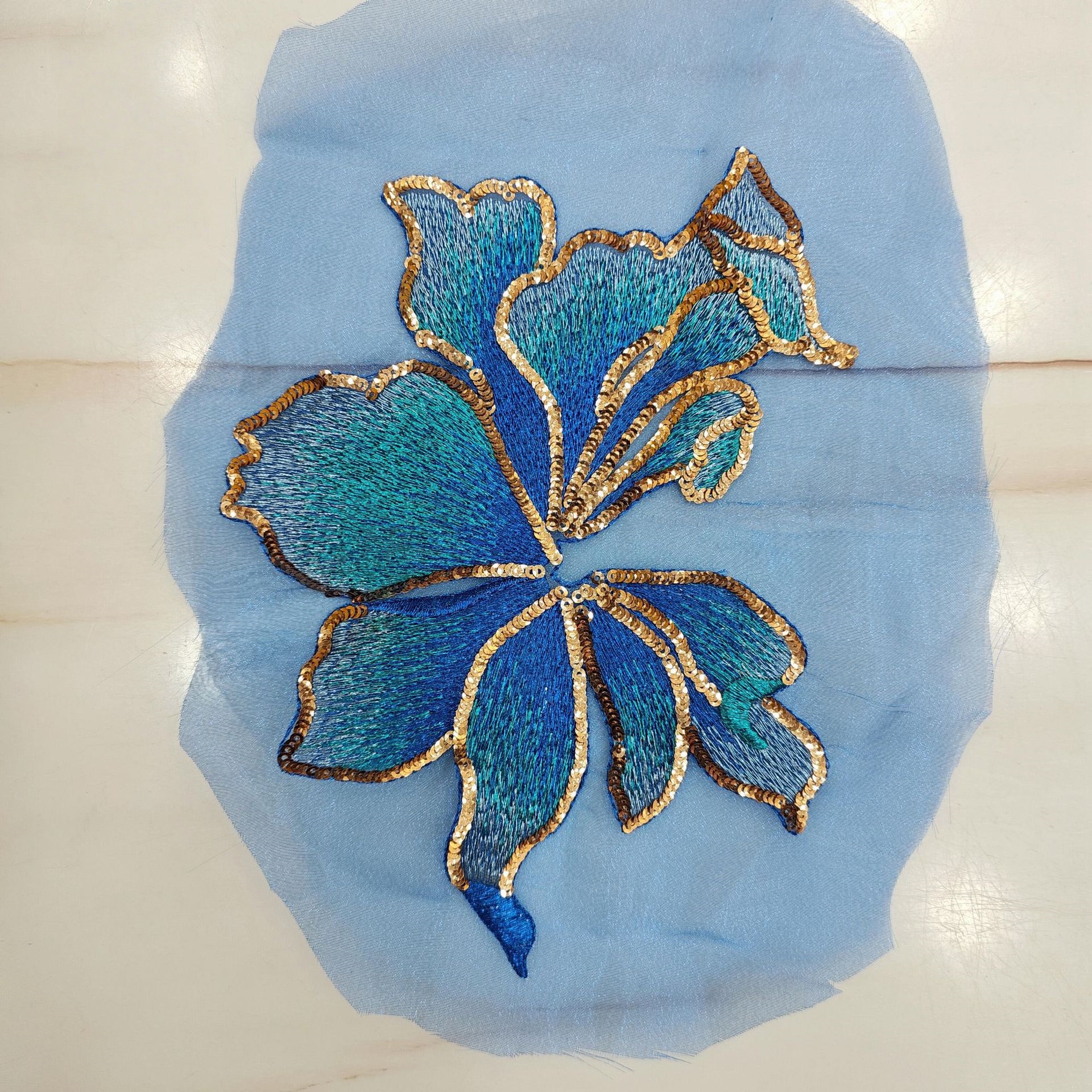 Organza Embroidery Applique Pa - Embellish Craft 리뷰 및 가격
