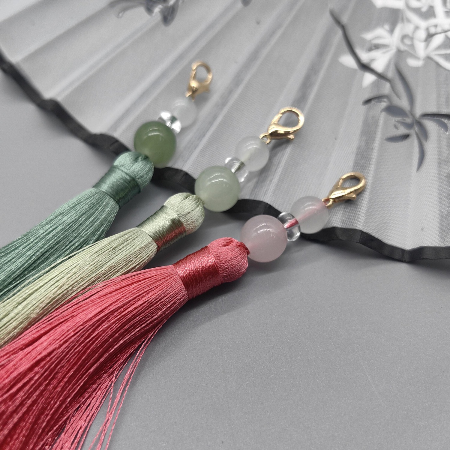 8cm Lobster Clasp Tassel Charm - Beaded Trim Fringe 리뷰 및 가격