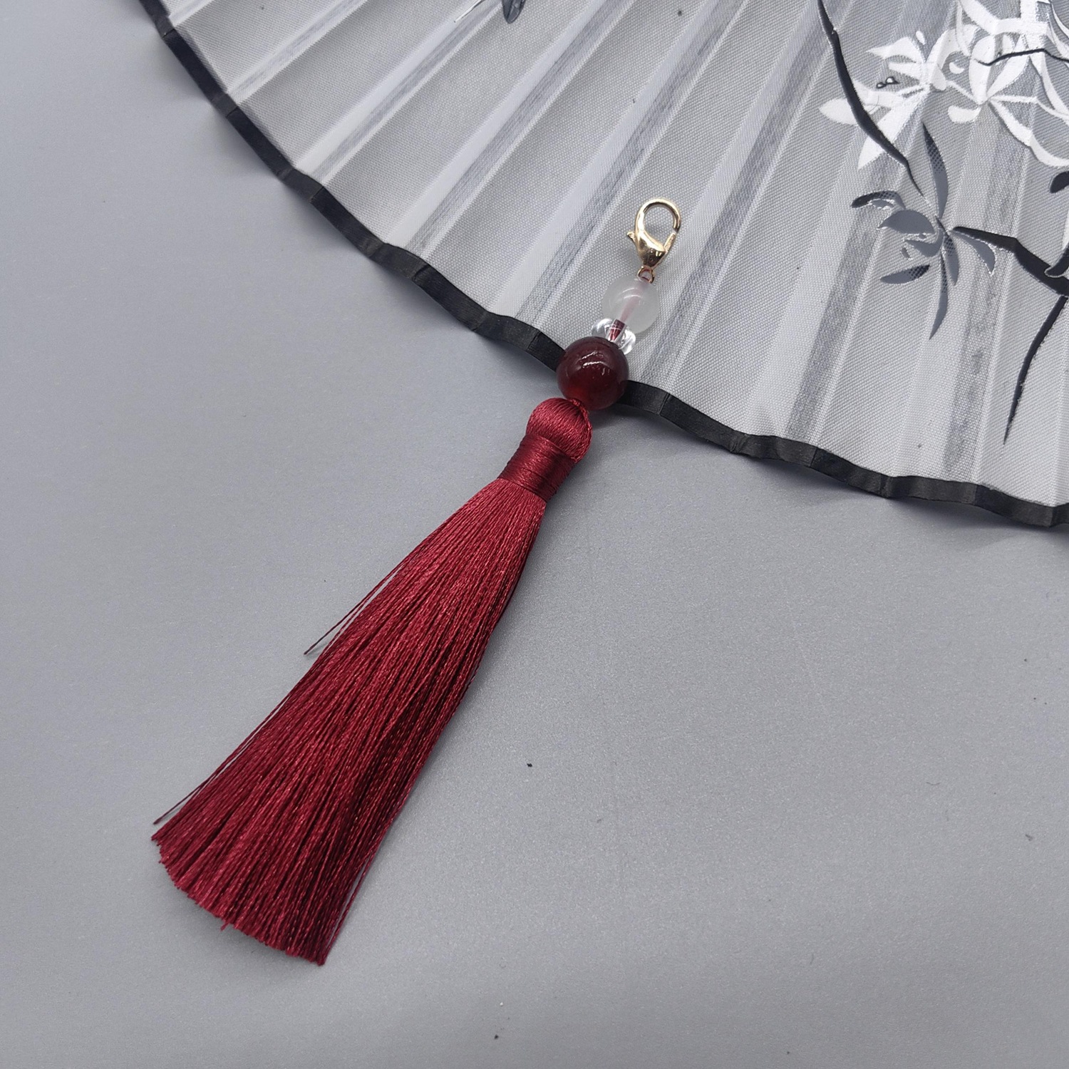 8cm Lobster Clasp Tassel Charm - Beaded Trim Fringe 리뷰 및 가격