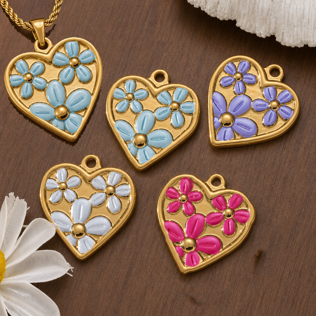 2pcs Stainless Steel Enamel He - Embellishment Crafts 리뷰 및 가격