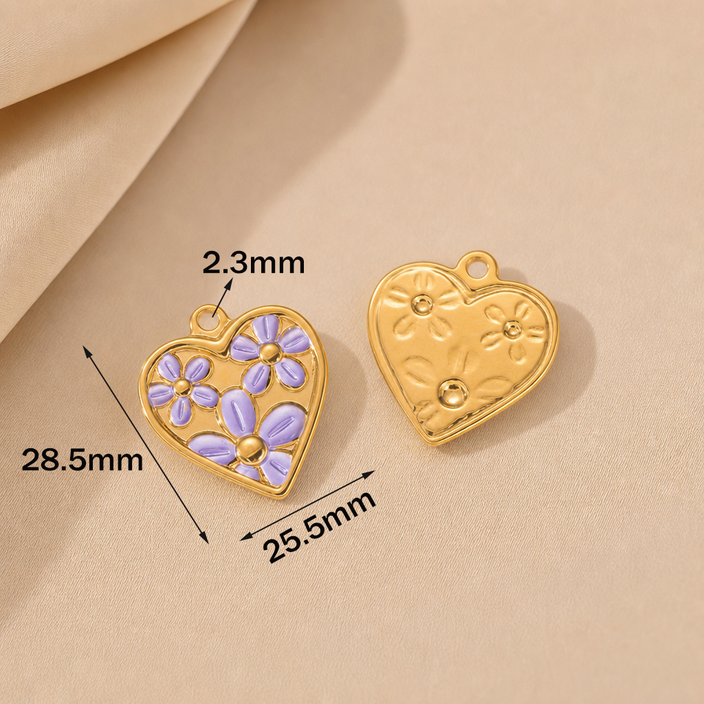 2pcs Stainless Steel Enamel He - Embellishment Crafts 리뷰 및 가격