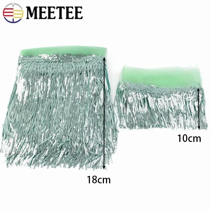2/5/10Yards Sequin Embroidery  - Fringe Ribbon Sewing 리뷰 및 가격
