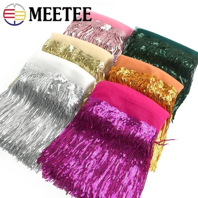2/5/10Yards Sequin Embroidery  - Fringe Ribbon Sewing 리뷰 및 가격