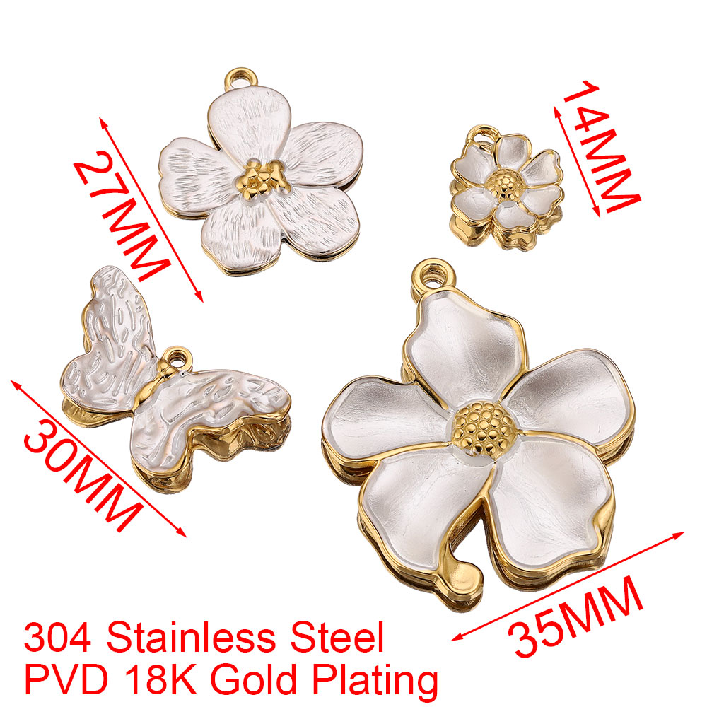 4PCS Stainless Steel White Cha - Embellishment Crafts 리뷰 및 가격
