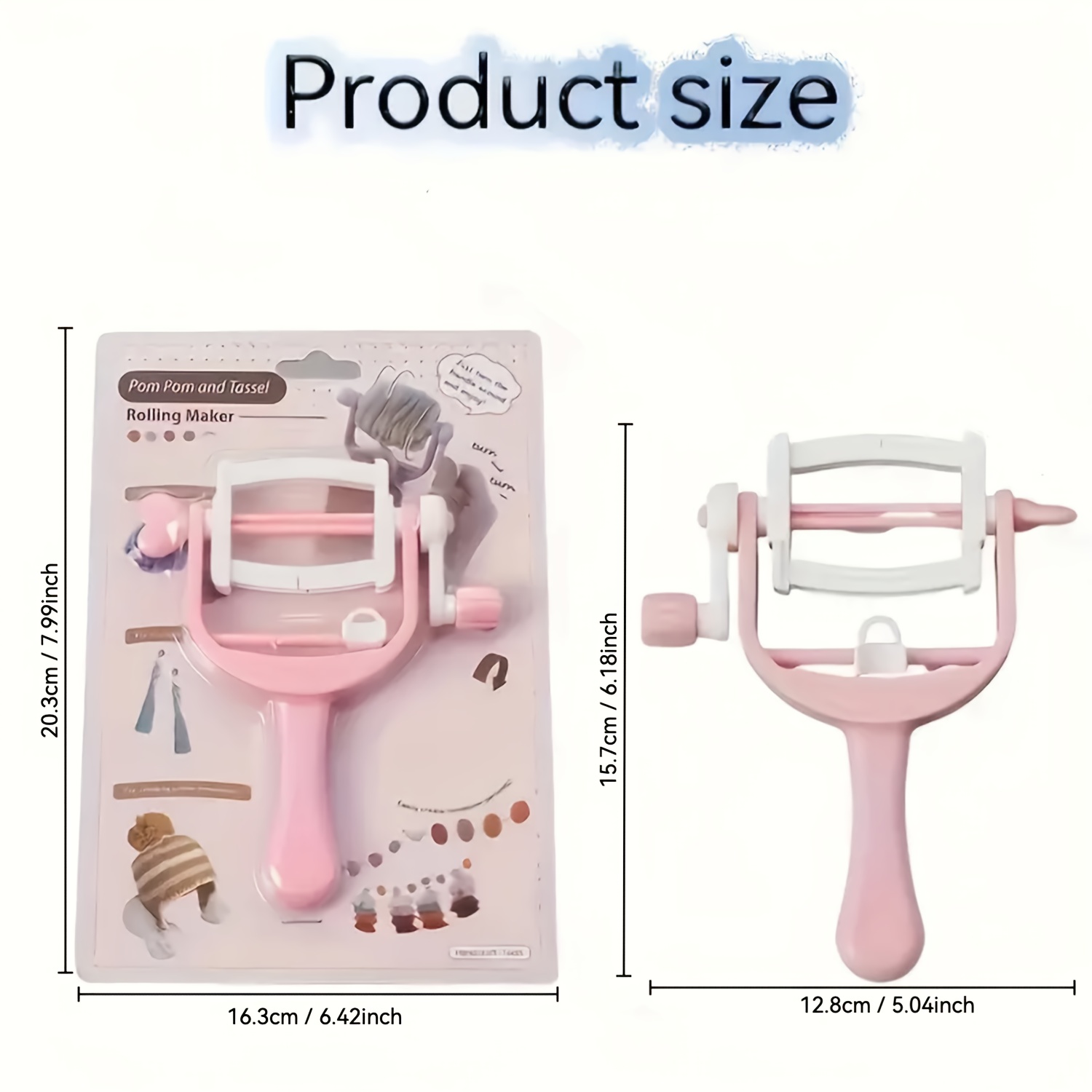 Hand-cranked Winding Coil Fur  - Pom Pom Maker Tool 리뷰 및 가격