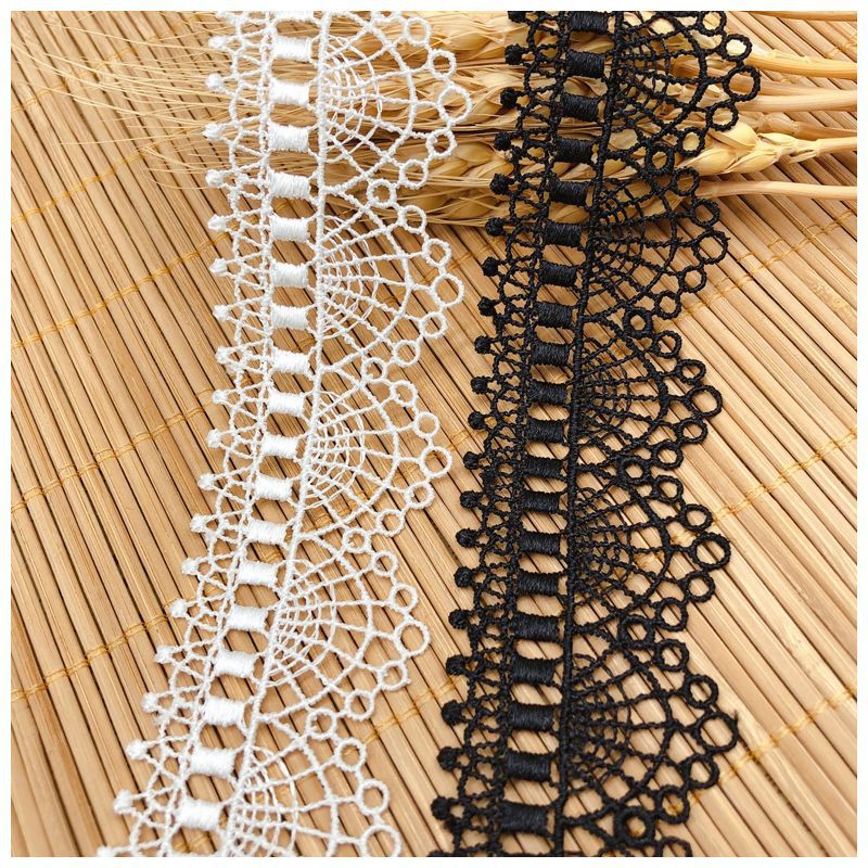 Hollow Embroidery Clavicle Cha - Lace Ribbon Trim 리뷰 및 가격