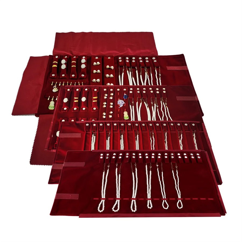 Burgundy Velvet Jewelry Roll-U - Velvet Ribbon Roll 리뷰 및 가격