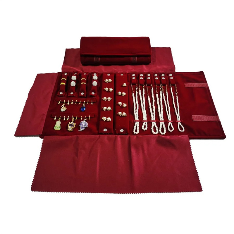 Burgundy Velvet Jewelry Roll-U - Velvet Ribbon Roll 리뷰 및 가격
