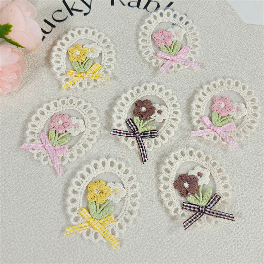 10PCS New Spring Summer Fresh  - Applique Patch Flower 리뷰 및 가격