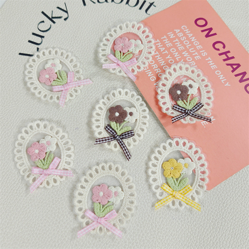 10PCS New Spring Summer Fresh  - Applique Patch Flower 리뷰 및 가격