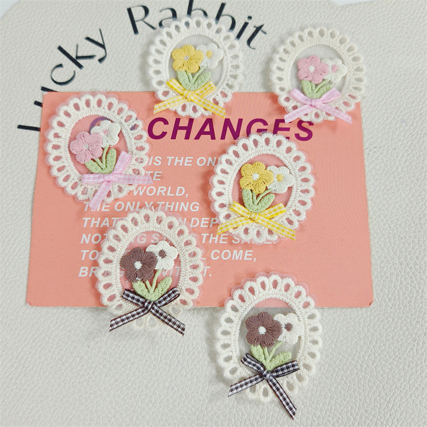 10PCS New Spring Summer Fresh  - Applique Patch Flower 리뷰 및 가격