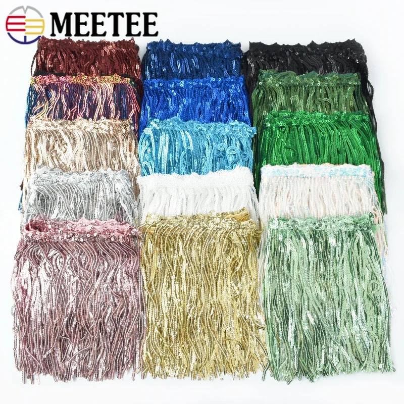 1-5Yards 17cm Latin DanceFring - Fringe Ribbon Sewing 리뷰 및 가격