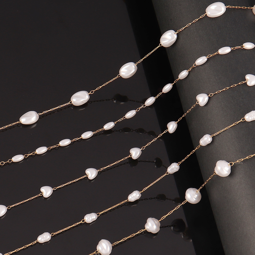 1Meters Stainless Steel Chain  - Pearl Trim Chain 리뷰 및 가격