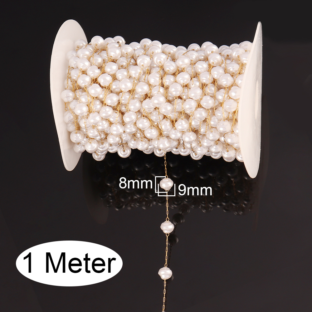 1Meters Stainless Steel Chain  - Pearl Trim Chain 리뷰 및 가격