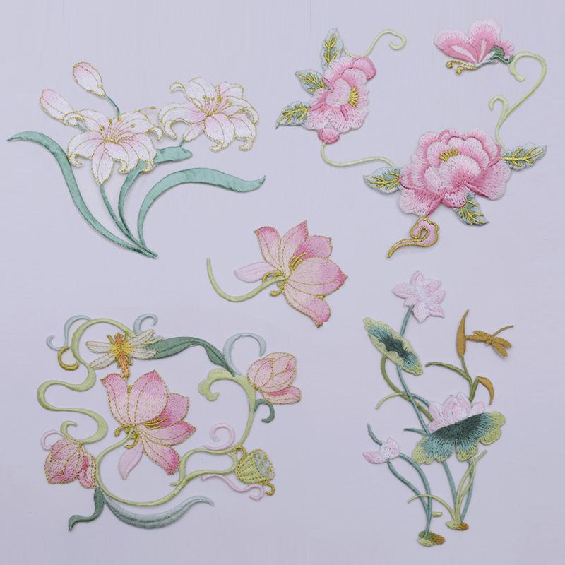 1Pcs DIY Clothes Crafts Embroi - Applique Patch Flower 리뷰 및 가격