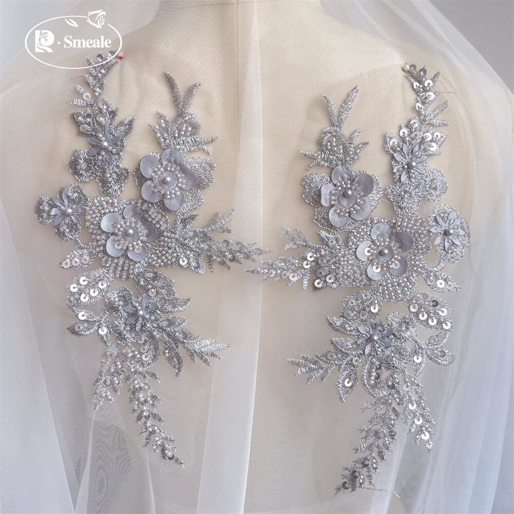 2PCS/1Pair New 12 Colors Sequi - Applique Patch Flower 리뷰 및 가격