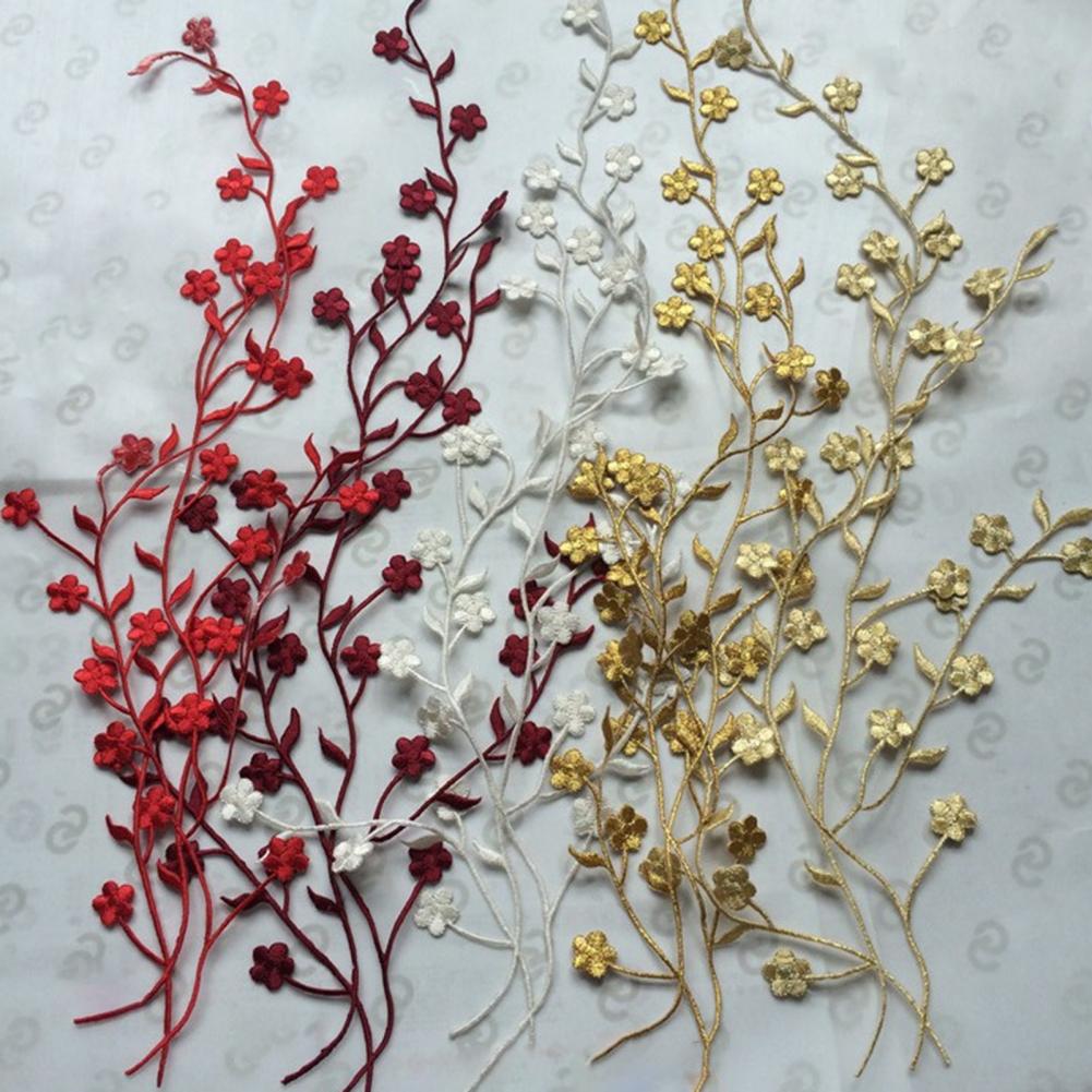 3D Flower Applique Plum Blosso - Applique Patch Flower 리뷰 및 가격