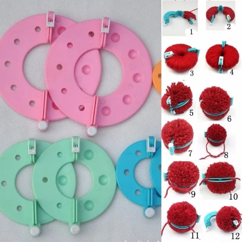 8PCS 4Sizes Fluff Ball Weaver  - Pom Pom Maker Tool 리뷰 및 가격
