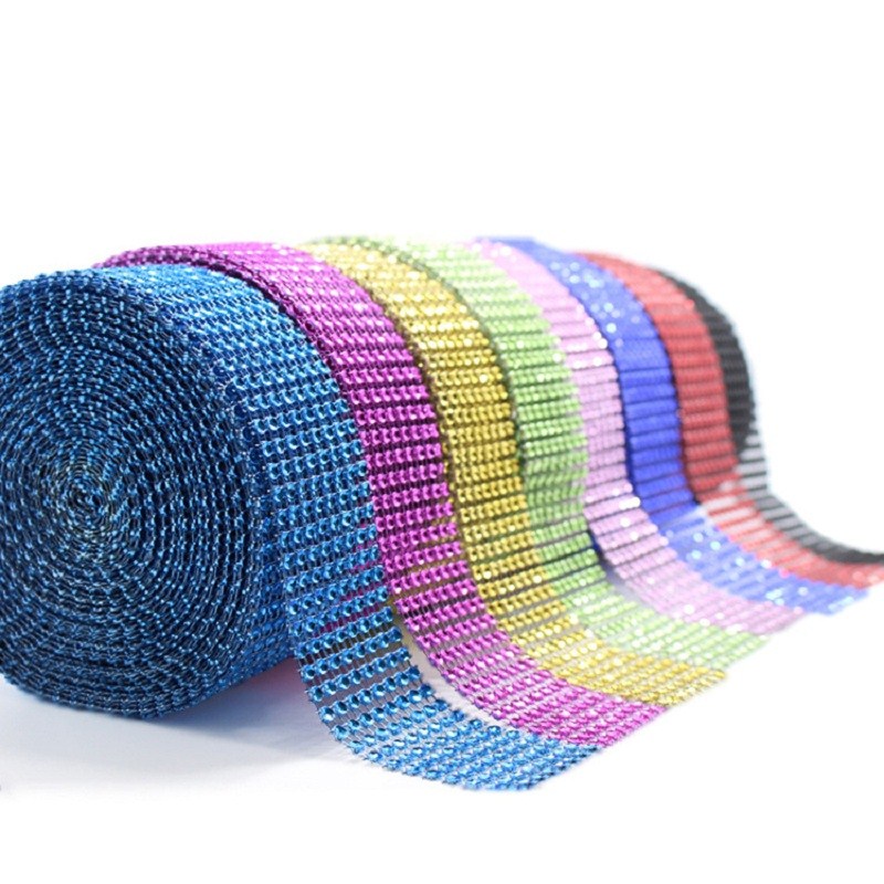 2Yard 4CM Gold Silver DIY Diam - Crystal Mesh Fabric 리뷰 및 가격